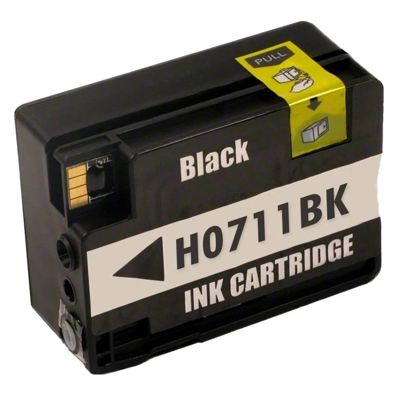 711 Black Ink Cartridge Repalcement For HP